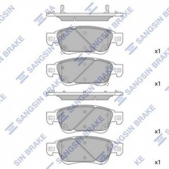 SP1478 Hi-Q (SANGSIN) Кт. Гальмівні колодки