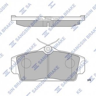 SP1482 Hi-Q (SANGSIN) Колодка тормозов. диск. NISSAN PRIMERA P11 99-02 передн. (выр-во SANGSIN)