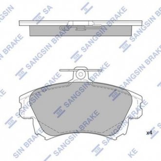 SP1530 Hi-Q (SANGSIN) Комплект тормозных колодок из 4 шт. дисков