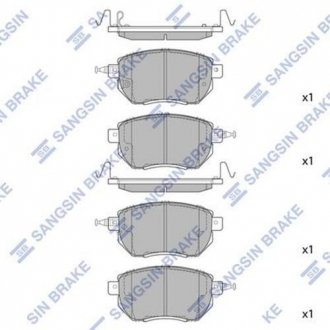 SP2107 Hi-Q (SANGSIN) Кт. Тормозные колодки