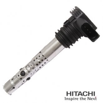 2503806 HITACHI Катушка запалювання AUDI/SEAT/SKODA/VW A4/A6/Bora/Octavia "1.8-2.0 "95-09