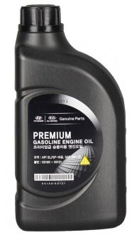 0510000121 Hyundai/Kia/Mobis Масло моторное полусинтетическое Hyundai/Kia "Premium Gasoline 5W-20", 1 л.