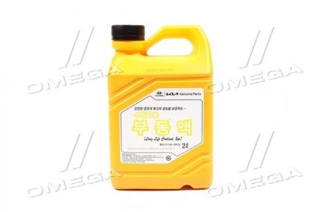 07100-00201 Hyundai/Kia/Mobis Антифриз-концентрат Hyundai/Kia Long Life Coolant, 2л. червоний