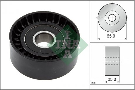 532 0892 10 INA Ролик генератора Jeep Grand Cherokee/Wrangler 3.6 V6 10- (паразитний)) (65x25) INA 532 0892 10