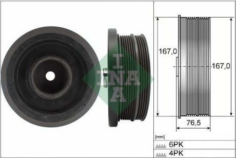 544 0082 10 INA Шків привідного паса