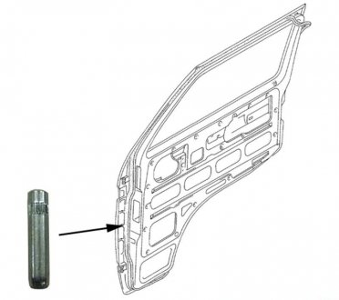 1187450100 JP GROUP Палец дверной петли Golf/Passat -91