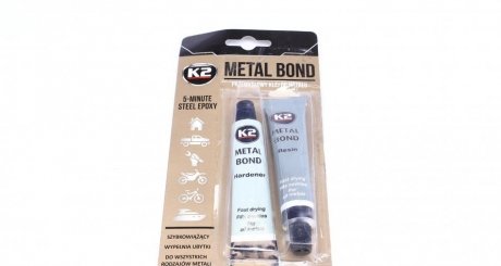 B116 K2 Епоксидний двокомпонентний клей /K2 BOND METAL BOND 56,7G K2 B116