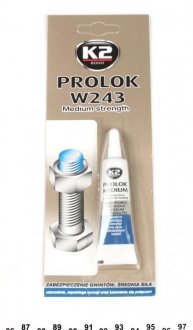 B150 K2 Клей (фіксатор) різьбових з\'єднань /K2 BOND PROLOK W243 MEDIUM STRENGTH 6ML K2 B150