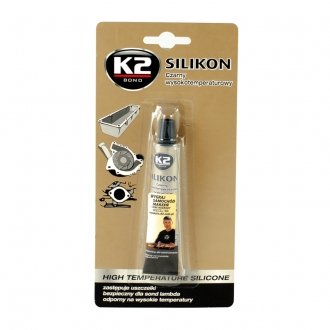 B2150N K2 K2 SIL BLACK-BLIS (BLACK SILICON +350С) 21g Силікон герметик (чорний, блістер) х24