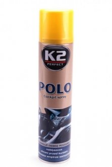 K403CY K2 Полироль для торпедо "лимон"" / K2 PERFECT POLO COCKPIT SPRAY 300ML LEMON K2 K403CY