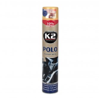 K407BR0 K2 Полироль для торпедо "персик"" / K2 PERFECT POLO COCKPIT SPRAY 750ML PEACH K2 K407BR0