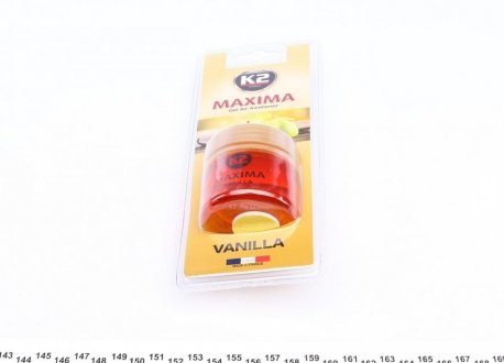 V607 K2 K2 MAXIMA ароматизатор гелевий 50ML (ваніль) х12