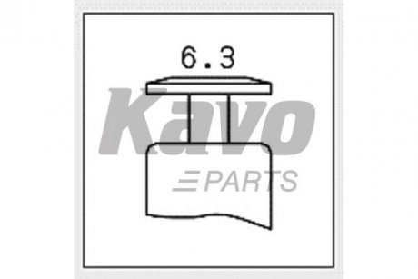 ECT-1007 KAVO KAVO PARTS OPEL Датчик температуры воды (бел.) Astra F, Vectra B, Frontera, DAEWOO Espero.