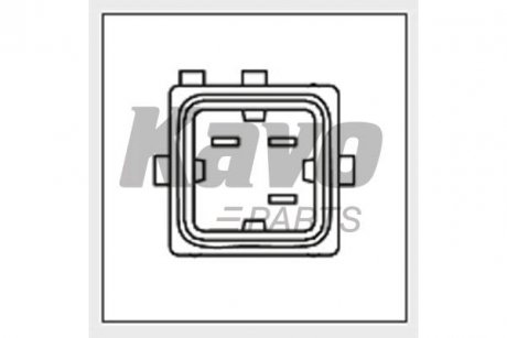 ECT-5505 KAVO KAVO PARTS RENAULT Датчик темп.воды Kangoo,Laguna I,Megane I,Mitsubishi Carisma,Volvo