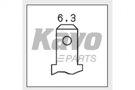 ECT-6503 KAVO KAVO PARTS NISSAN Датчик температуры воды Primera 90-