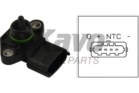 KAVO PARTS HYUNDAI датчик тиску Accent II, Elantra,Getz,Grandeur,i10/20/30/40,ix20/35/55,Matrix,Santa Fe II,III,Tucson,Kia carens,Ceed,Cerato,Magentis,Rio,Soul,Sorento,Sportage 1.4/2.0CRDi EMS-3006
