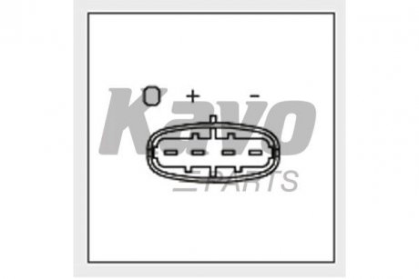 EMS-8503 KAVO KAVO PARTS RENAULT Датчик давления воздуха Megane,Laguna 1.9dCi