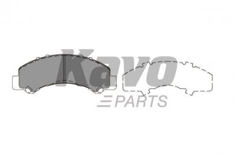 KBP-3517 KAVO KAVO PARTS колодки гальмівні дискові ISUZU N-Serie