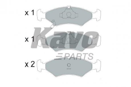 KBP-4026 KAVO KAVO PARTS KIA Тормозные колодки дисковые передн.Shuma 98-