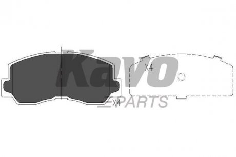 KBP-5532 KAVO KAVO PARTS MITSUBISHI Гальмівні колодки передн.Galant I,II,L300,Pajero I,Celica