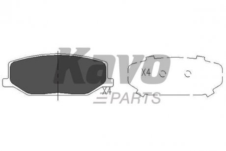 KBP-8502 KAVO Колодки гальмівні (передние) Suzuki Jimni 98- KAVO PARTS KBP-8502