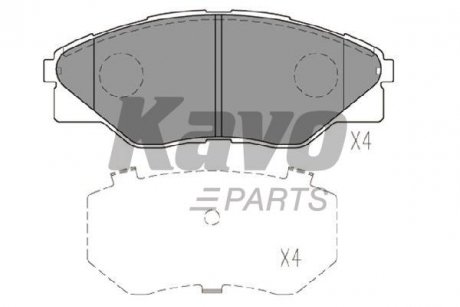 KBP-9135 KAVO KAVO PARTS TOYOTA Гальмівні колодки передн.Hilux III 05-