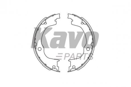 KBS-1406 KAVO KAVO PARTS Колодки ручного тормоза CHEVROLET CAPTIVA 06-