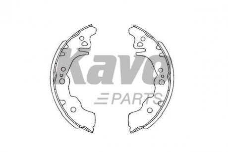 KBS-1903 KAVO KAVO PARTS SUBARU Тормоз. колодки задн. JUSTY IV 1.0 (M300) 07-, DAIHATSU MATERIA (M4_) 1.5 ECO 4WD 06-