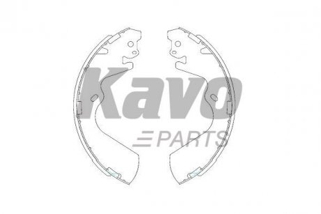 KBS-3403 KAVO KAVO PARTS HYUNDAI Комплект гальмівних колодок GALLOPER II (JK-01) 2.5 TD 98-03, H-1 / STAREX (A1) 2.4 03-04