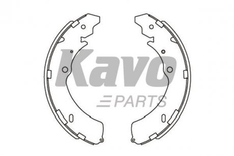 KBS-3906 KAVO KAVO PARTS ISUZU Щеки тормозные задн. D-MAX I (TFR, TFS) 2.5 DiTD 06-12, D-MAX I 3.0 D 07-12