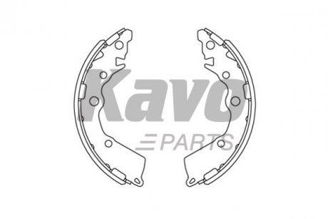 KBS-4413 KAVO KAVO PARTS KIA Торм. колодки задн. PICANTO II (TA) 1.2 11-17