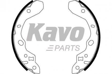 KBS-5413 KAVO KAVO PARTS MAZDA Щеки тормозные 323 BJ 98-03