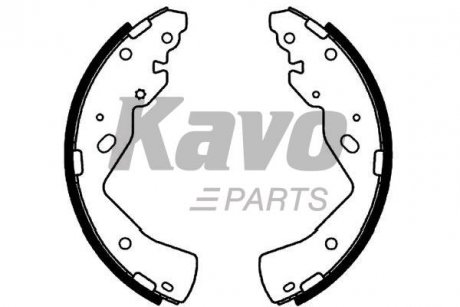 KBS-5423 KAVO KAVO PARTS FORD Гальмівні колодки барабанні RANGER 2.5 D 99-02, MAZDA B-SERIE 2.5 D 99-06, NISSAN NP300 NAVARA 2.5 dCi 4x4 14-