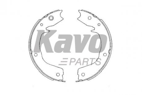 KBS-6413 KAVO KAVO PARTS SUBARU К-т колодок стояночного тормоза Tribeca 3,0-3,6 05-