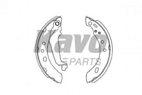 KBS-7401 KAVO KAVO PARTS NISSAN щоки гальмівні Micra (K11E) 92-00