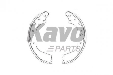 KBS-7409 KAVO KAVO PARTS гальм.колодки бараб.задние Nissan Patrol 2.8TD 88-