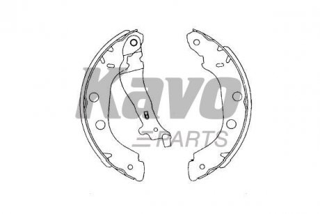 KBS-7419 KAVO KAVO PARTS RENAULT щоки гальмівні Kangoo,Nissan Kubistar,Primera 96-