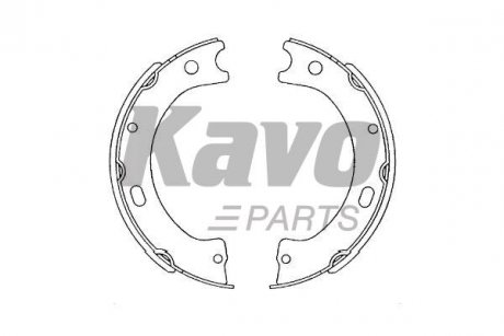 KBS-7420 KAVO KAVO PARTS NISSAN колодки ручного гальма Patrol III/V
