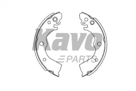 KBS-7424 KAVO KAVO PARTS щоки гальмівні SUNNY 14002000D B13N14 90-,ALMERA 180x32