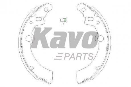 KBS-8907 KAVO KAVO PARTS щоки гальм. SUZUKI Ignis, Wagon R+