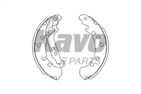 KBS-9906 KAVO KAVO PARTS TOYOTA Щеки тормозные задн.Yaris