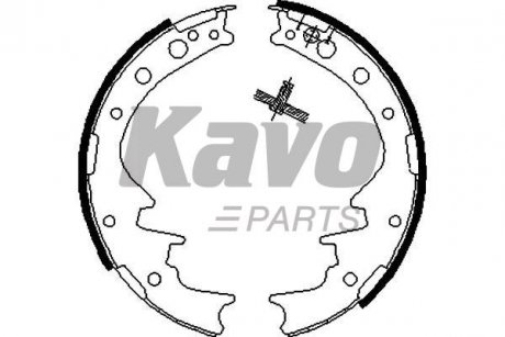 KAVO PARTS TOYOTA Гальмівні колодки барабанные HIACE IV 95- KBS-9926