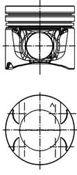 40262600 KOLBENSCHMIDT Поршень STD Opel Vivaro / Renault Trafic 2.0 CDTI/dCi 06-> (84 mm)