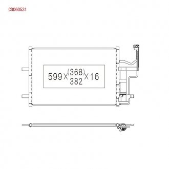 CD060531 KOYORAD Конденсатор без хладогену