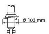 341186 KYB Амортизатор задній Nissan Almera N15 95-98 (газ.) (103 mm) (фото 2)