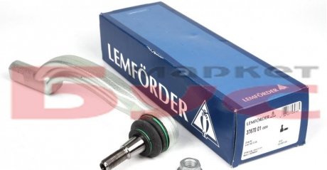 37670 01 LEMFORDER Накінечник рульової тяги LEMFORDER 37670 01