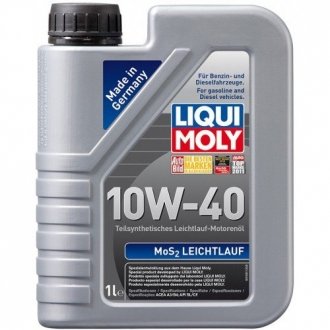 1930 LIQUI MOLY Олива моторна MoS2 Leichtlauf 10W-40 1л