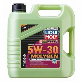 21225 LIQUI MOLY Олива моторна Molygen New Generation DPF 5W-30 4л