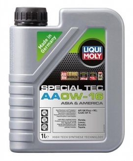 21326 LIQUI MOLY Моторное масло 0W16 1л.