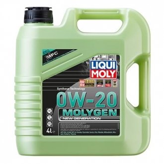 21357 LIQUI MOLY ОЛИВА МОТОРНАЯ MOLYGEN NEW GENERATION 0W-20 4Л